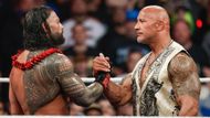 Roman Reigns and The Final Boss. (Photo: WWE.com)